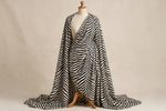 Classic Zebra Cotton — Draped view