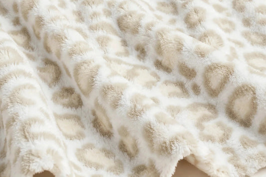 Cloud Leopard Fleece — Pattern detail view
