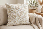 Cloud Leopard Fleece — Lifestyle cushion view
