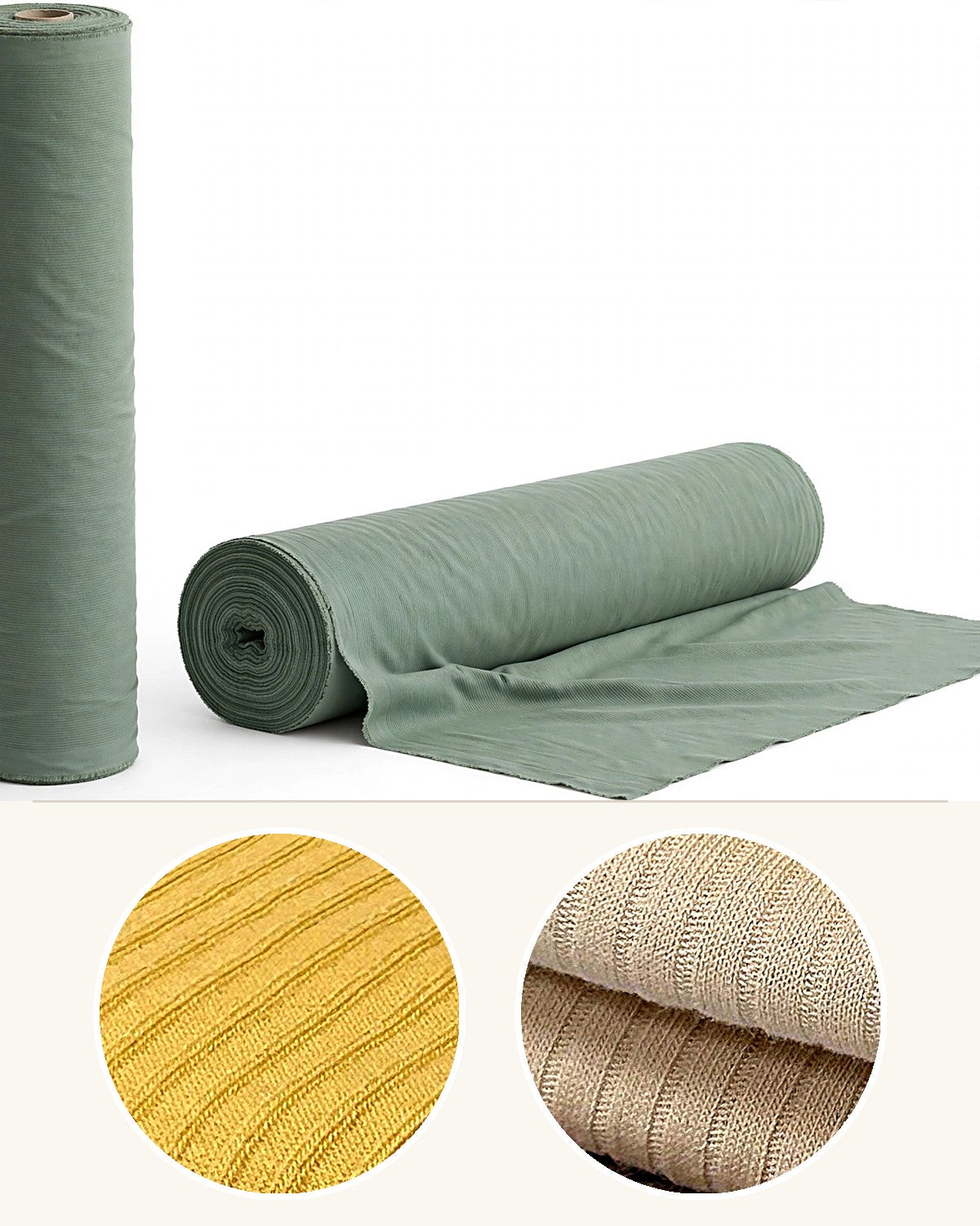 5x2-cotton-rib wholesale fabric roll with real texture detail