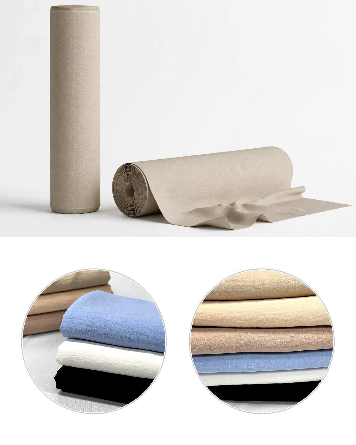 thin-woven-milano wholesale fabric roll with real texture detail
