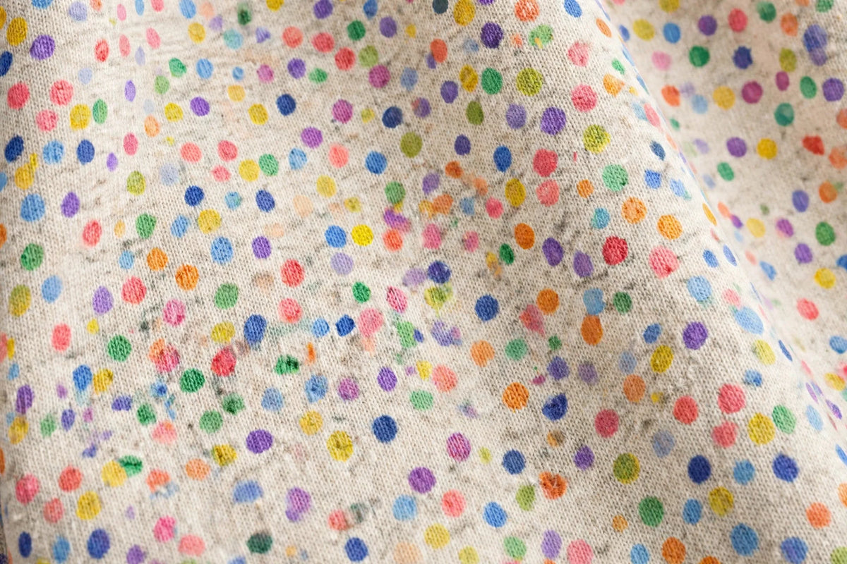 Confetti Polka Dot Jersey Knit — Pattern detail view