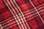 Cranberry Plaid Cotton — Pattern detail view