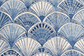 Deco Fan Cotton — Pattern detail view