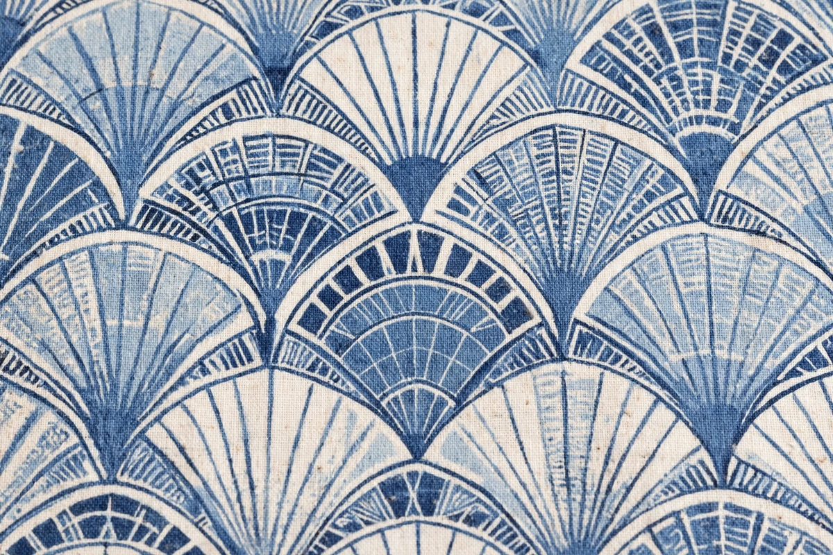 Deco Fan Cotton — Pattern detail view