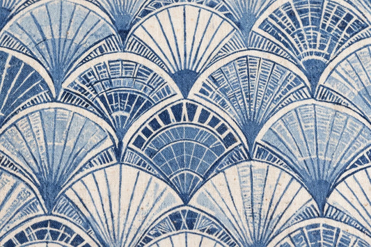 Deco Fan Cotton — Pattern detail view