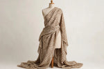 Desert Animal Print Linen — Draped view