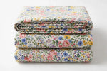 Floral Bloom Cotton Poplin — Folded stack view