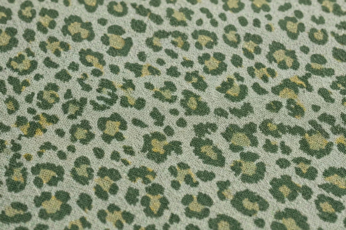 Forest Friend Animal Print Jersey Knit — Pattern detail view