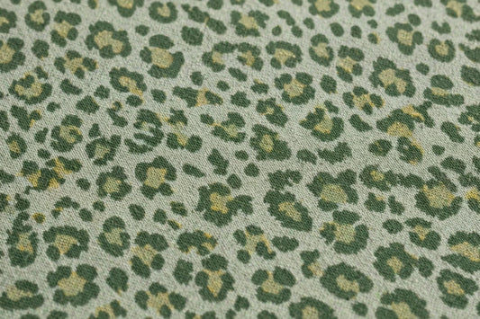 Forest Friend Animal Print Jersey Knit — Pattern detail view