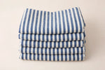 French Stripe Linen — Folded stack view