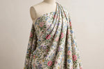 Garden Floral Rayon — Draped view