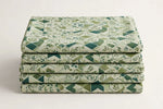 Geo Bloom Cotton — Folded stack view