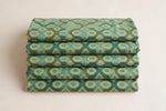 Geo Garden Rayon — Folded stack view