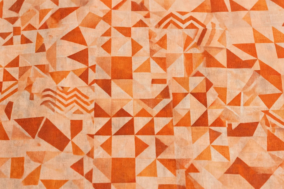 Geo Sunset Cotton — Pattern detail view