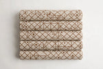 Geo Whisper Linen — Folded stack view