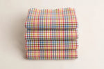 Gingham Check Cotton — Folded stack view