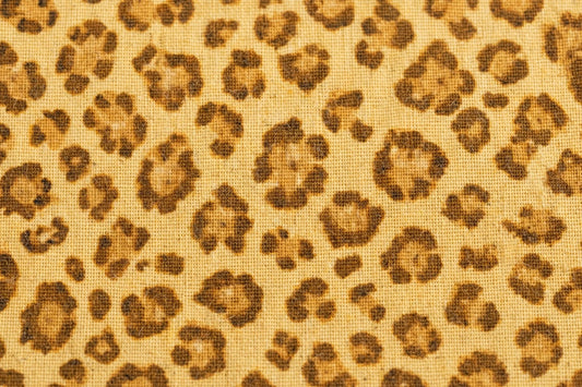 Golden Leopard Cotton — Pattern detail view