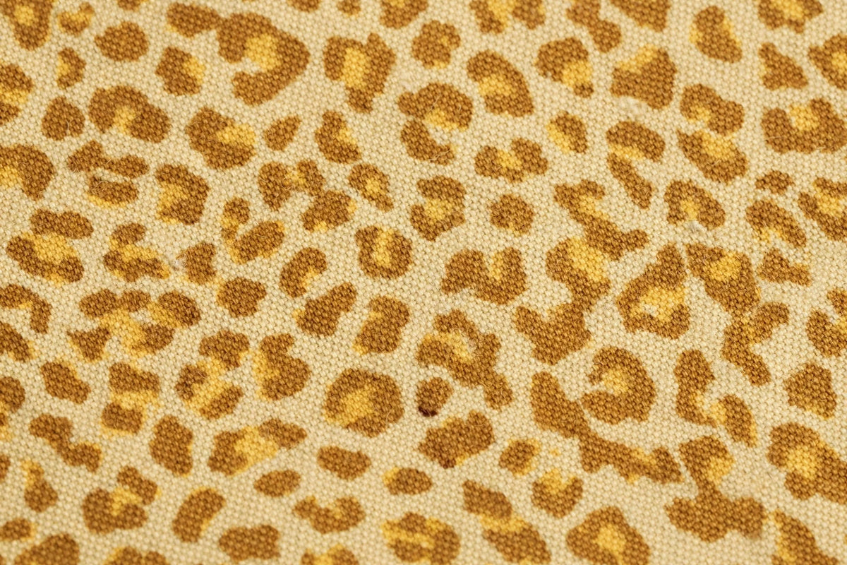 Golden Savanna Animal Print Canvas — Pattern detail view