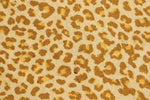 Golden Savanna Animal Print Canvas — Pattern detail view