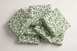 Green Leaf Print — Folded stack view