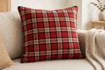 Heritage Plaid Flannel — Lifestyle cushion view