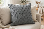 Hexagon Knit — Lifestyle cushion view