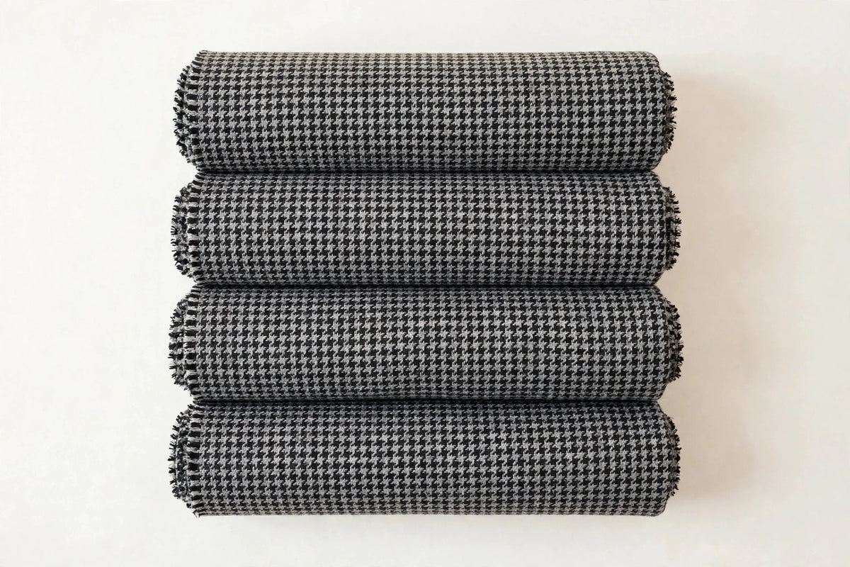 Houndstooth Woven — Folded stack view