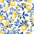 Italian lemon tree fabric