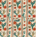 Mexican desert southwestern fabric detail view