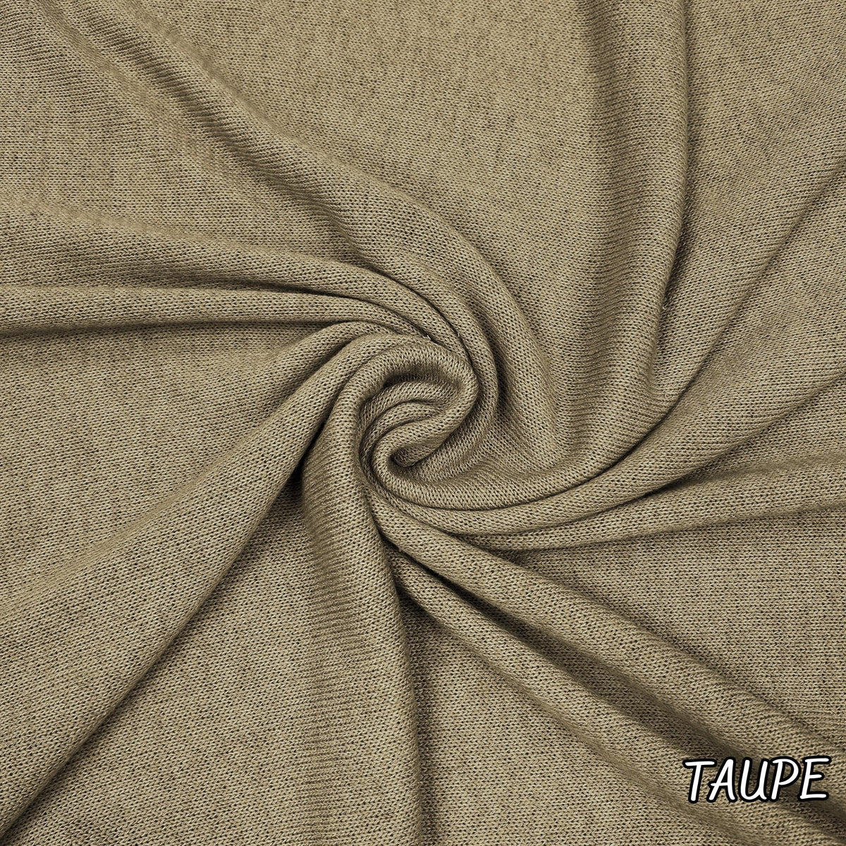 Yellow lightweight hacci knit fabric detail view