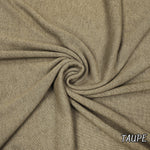 Yellow lightweight hacci knit fabric detail view