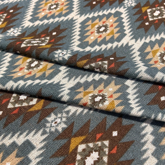 Southwestern aztec tapestry fabric