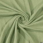 Cotton 5x2 rib trim knit fabric close-up texture detail