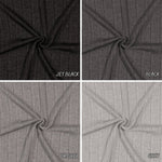 Multicolor band rib knit fabric flat lay view