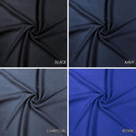Slub milano knit fabric detail view
