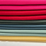 Athena baby 2x1 rib knit fabric close-up texture detail