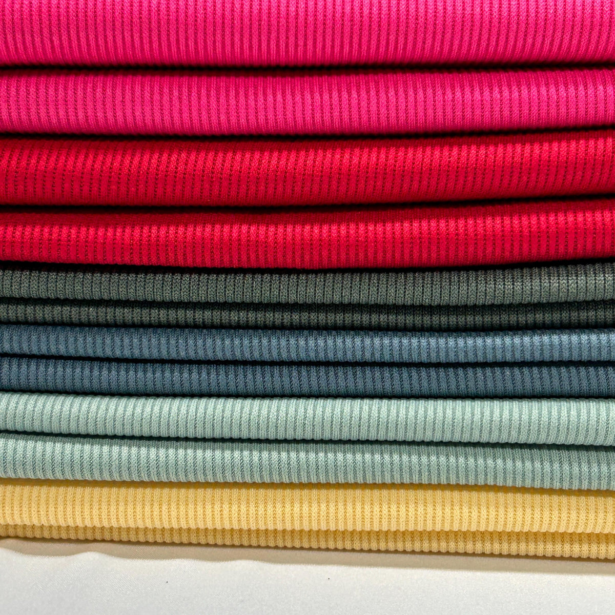 Athena PD 2x1 Rib Knit Fabric — fabric by the yard — alternate view