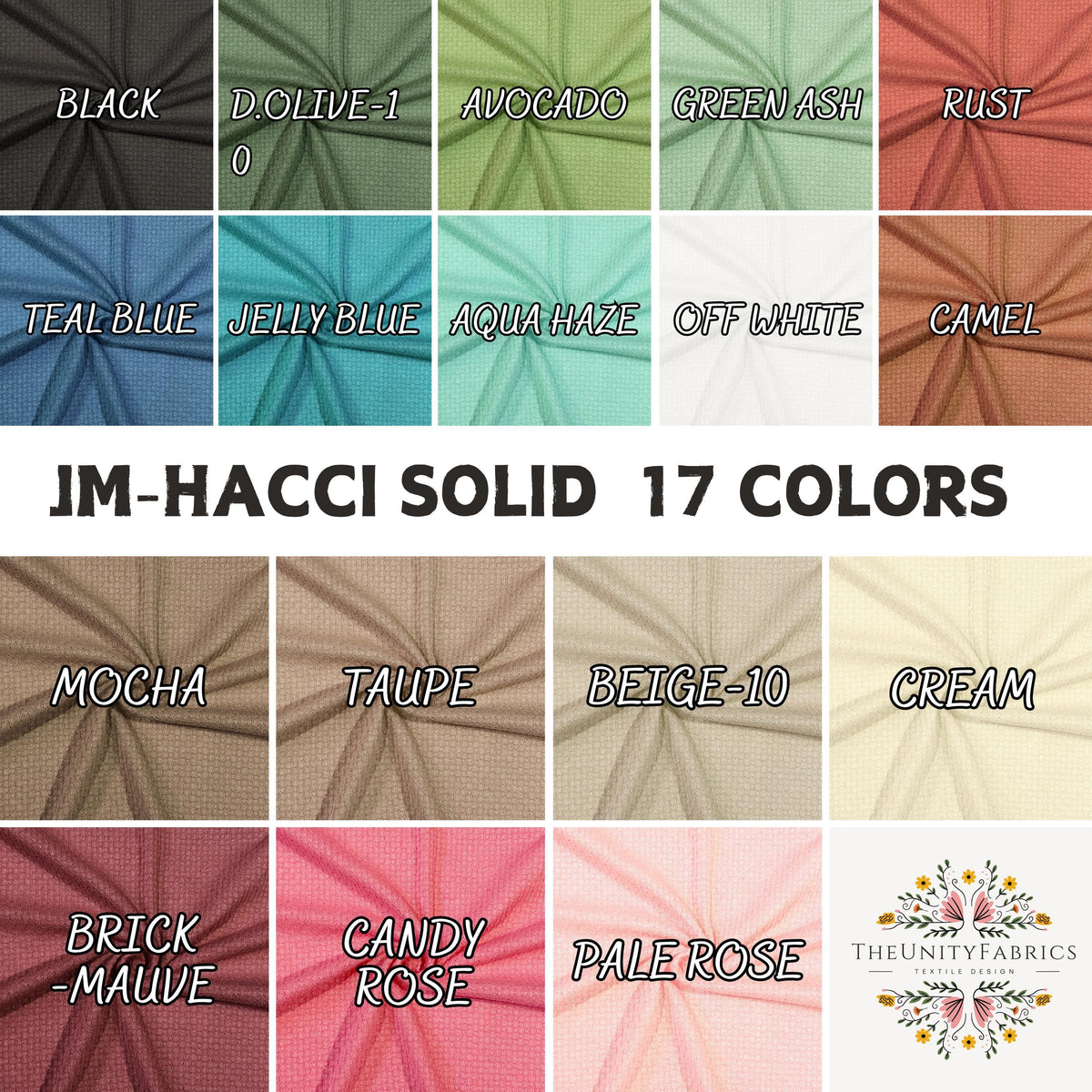 Soft JM-Hacci Solid Color Fabric — fabric by the yard — additional view