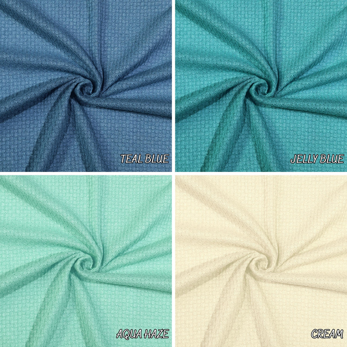 Jm soft hacci knit fabric flat lay view