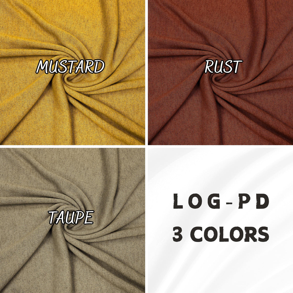 Yellow lightweight hacci knit fabric draped view
