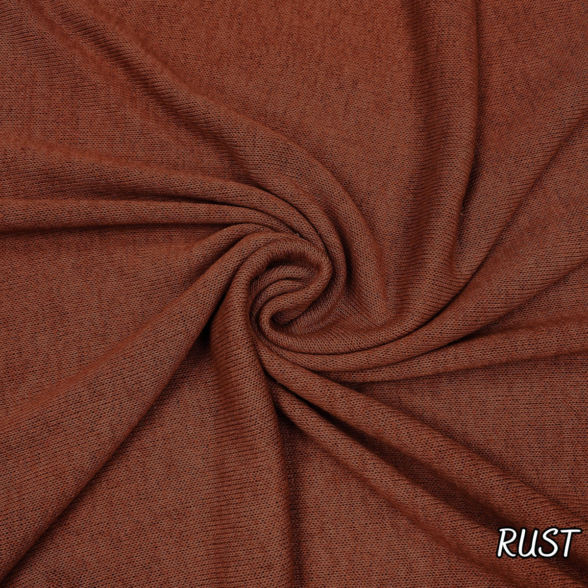 Yellow lightweight hacci knit fabric flat lay view