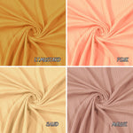 Cotton 5x2 rib trim knit fabric flat lay view