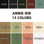 ANNIE RIB Knit Fabric — fabric by the yard — another view