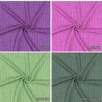 Multicolor band rib knit fabric detail view