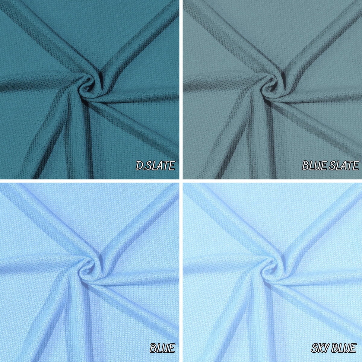 Waffle Knit Thermo PD Fabric — fabric by the yard — another view