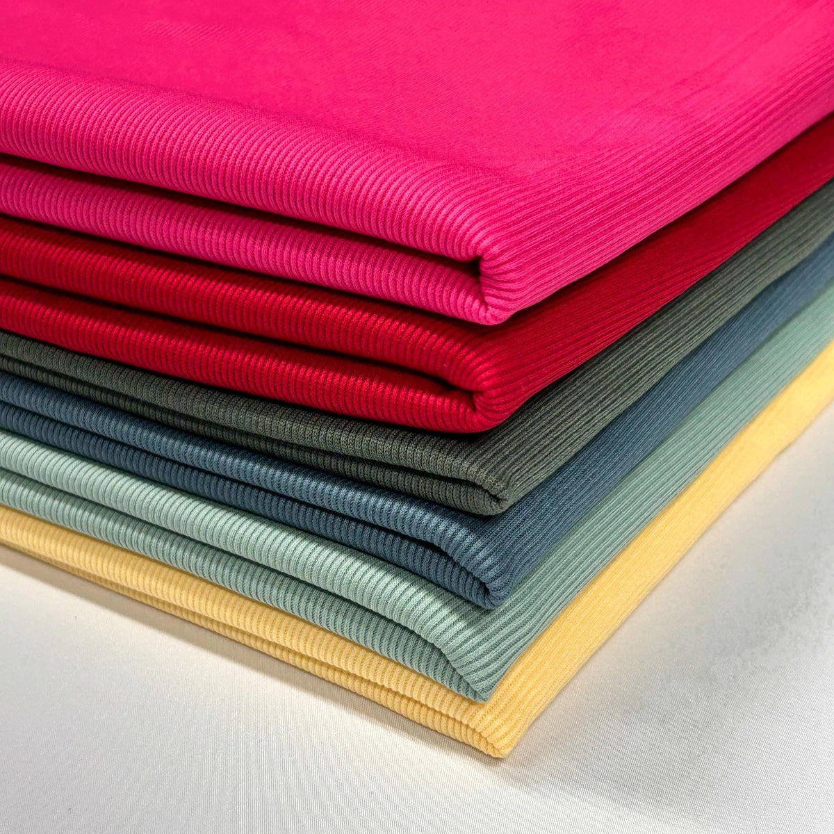 Athena baby 2x1 rib knit fabric