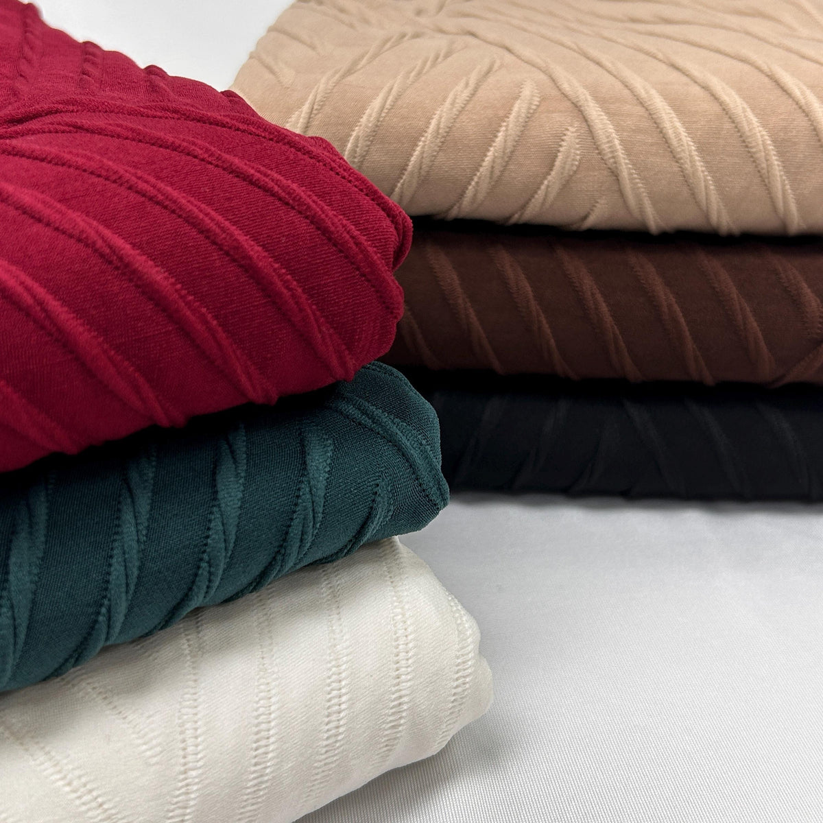 4-way stretch jacquard knit fabric