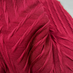 4-way stretch jacquard knit fabric flat lay view