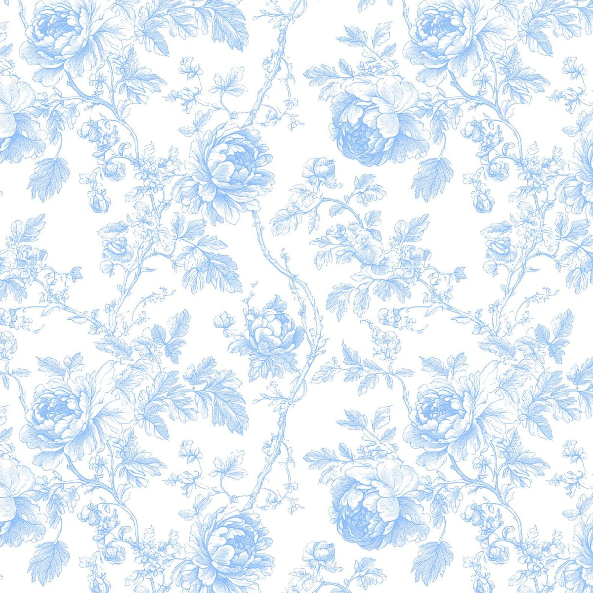 Pink premier prints toile fabric detail view